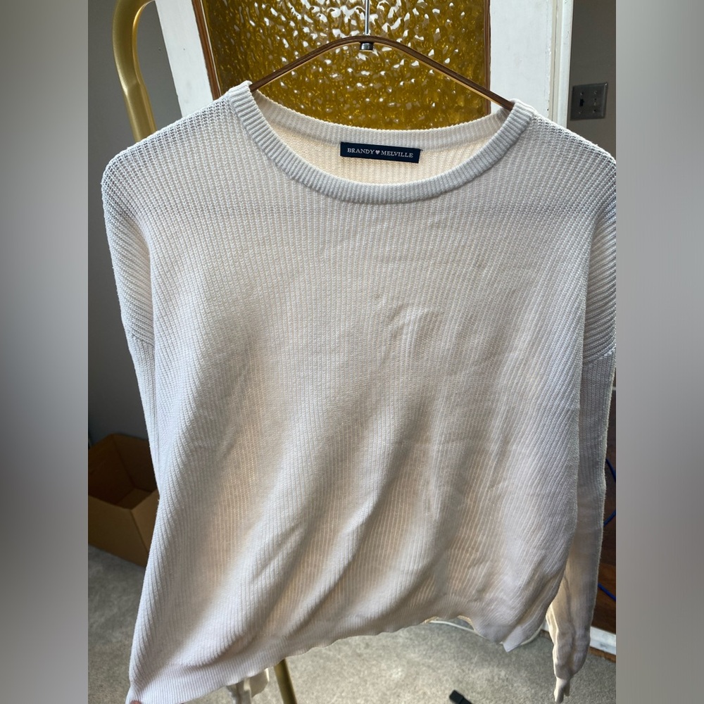 Brandy Melville White Sweater